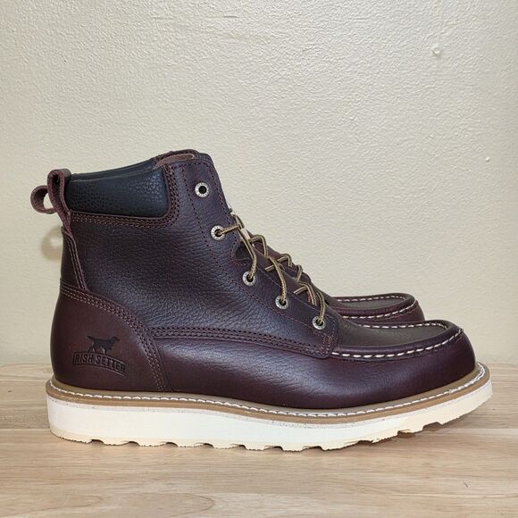 Irish Setter Ashby Moc Soft Toe Leather Work Boots Brown 83605 Men's Size 10.5 D